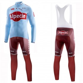 Tenue Maillot M/L + Collant à Bretelles 2019 Team Katusha Alpecin N001